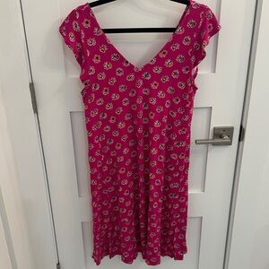 LOFT Pink Floral Mini Dress